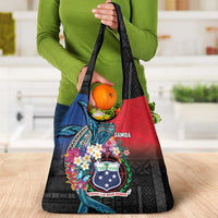 Samoa Grocery Bag Humpback Whale Siapo Pattern LT05 - Polynesian Pride