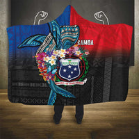 Samoa Hooded Blanket Humpback Whale Siapo Pattern LT05 - Polynesian Pride