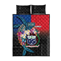 Samoa Quilt Bed Set Humpback Whale Siapo Pattern LT05 - Polynesian Pride