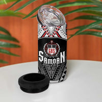 Samoa Independence Day 4 in 1 Can Cooler Tumbler Proud To Be Samoan LT05 - Polynesian Pride