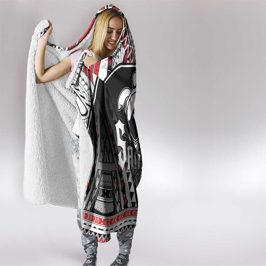 Samoa Independence Day Hooded Blanket Proud To Be Samoan LT05 - Polynesian Pride
