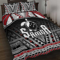 Samoa Independence Day Quilt Bed Set Proud To Be Samoan LT05 Black - Polynesian Pride