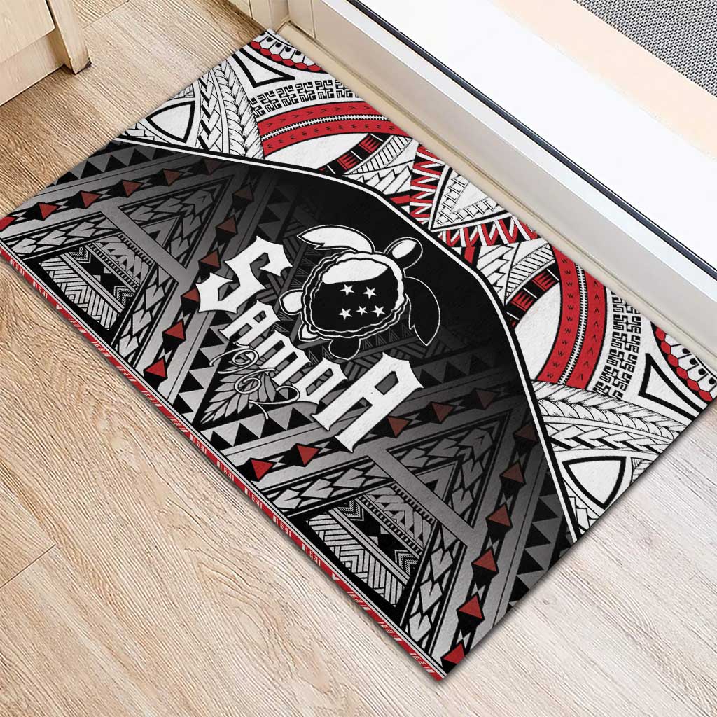 Samoa Independence Day Rubber Doormat Proud To Be Samoan LT05 - Polynesian Pride