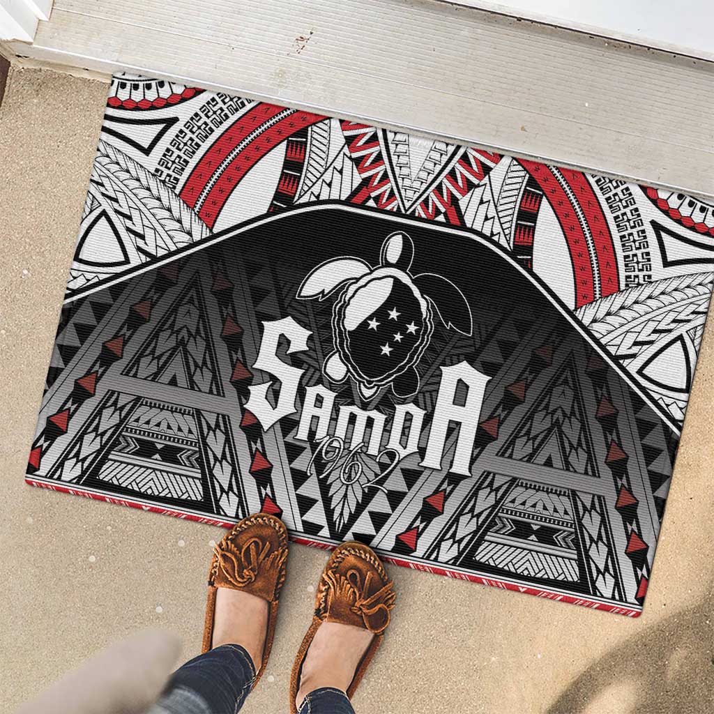 Samoa Independence Day Rubber Doormat Proud To Be Samoan LT05 - Polynesian Pride
