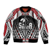 Samoa Independence Day Sleeve Zip Bomber Jacket Proud To Be Samoan