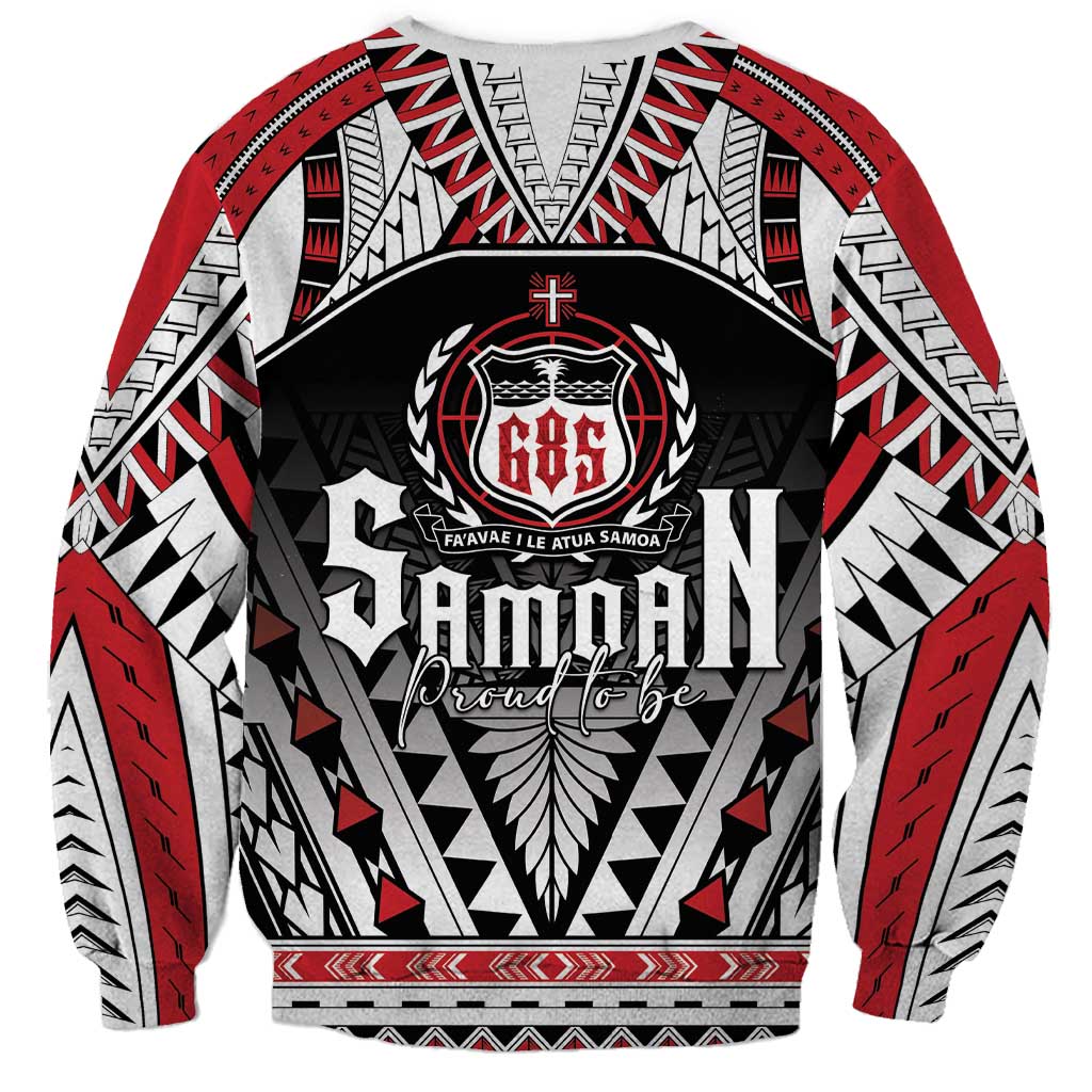 Samoa Independence Day Sweatshirt Proud To Be Samoan LT05 - Polynesian Pride