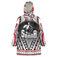 Samoa Independence Day Wearable Blanket Hoodie Proud To Be Samoan LT05 One Size Black - Polynesian Pride