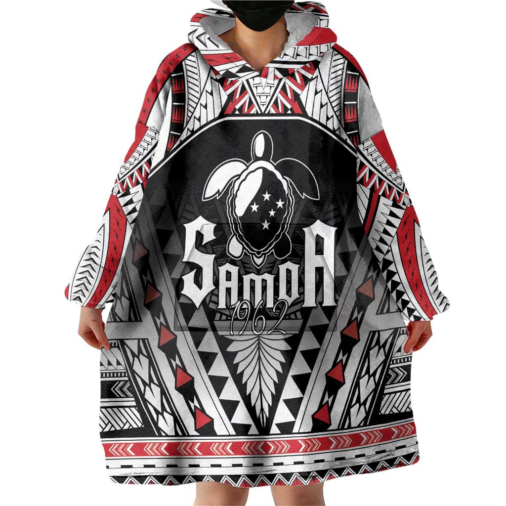 Samoa Independence Day Wearable Blanket Hoodie Proud To Be Samoan LT05 - Polynesian Pride