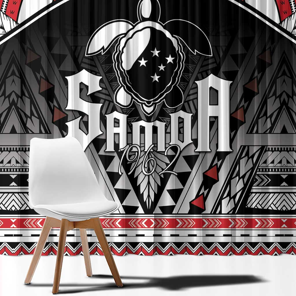 Samoa Independence Day Window Curtain Proud To Be Samoan LT05 - Polynesian Pride