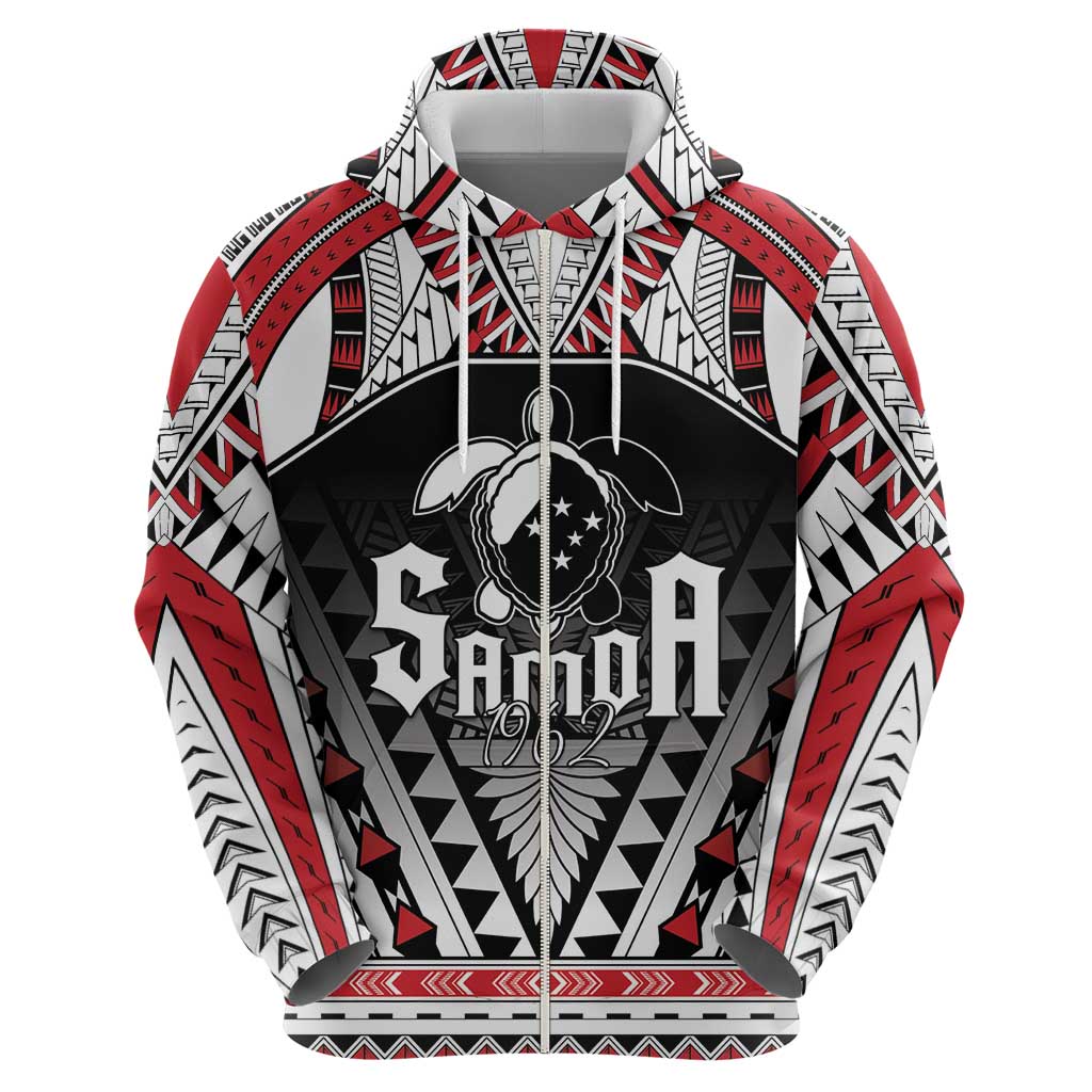 Samoa Independence Day Zip Hoodie Proud To Be Samoan LT05 - Polynesian Pride