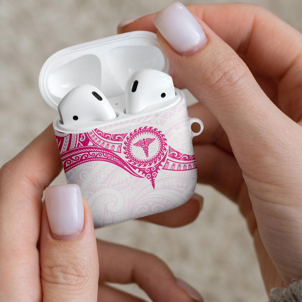 New Zealand Aotearoa AirPods Case Nurse Tribal Pink Version LT05 - Polynesian Pride
