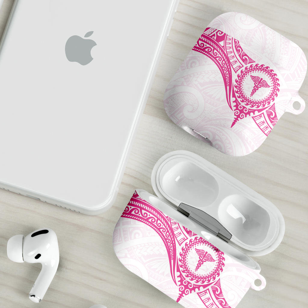 New Zealand Aotearoa AirPods Case Nurse Tribal Pink Version LT05 - Polynesian Pride