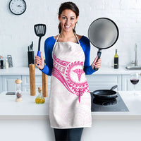 New Zealand Aotearoa Apron Nurse Tribal Pink Version LT05 - Polynesian Pride