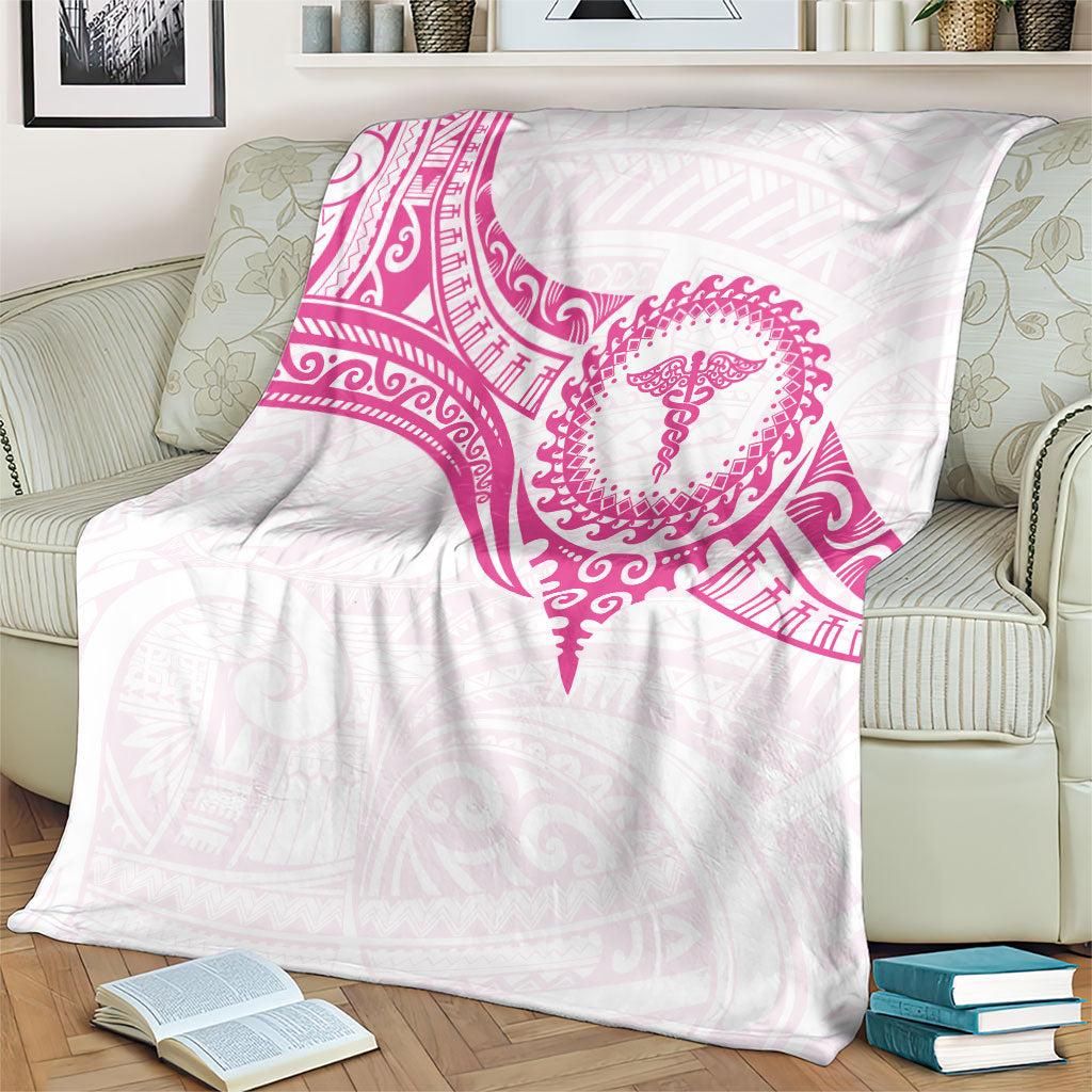 New Zealand Aotearoa Blanket Nurse Tribal Pink Version LT05 - Polynesian Pride