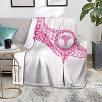 New Zealand Aotearoa Blanket Nurse Tribal Pink Version LT05 - Polynesian Pride