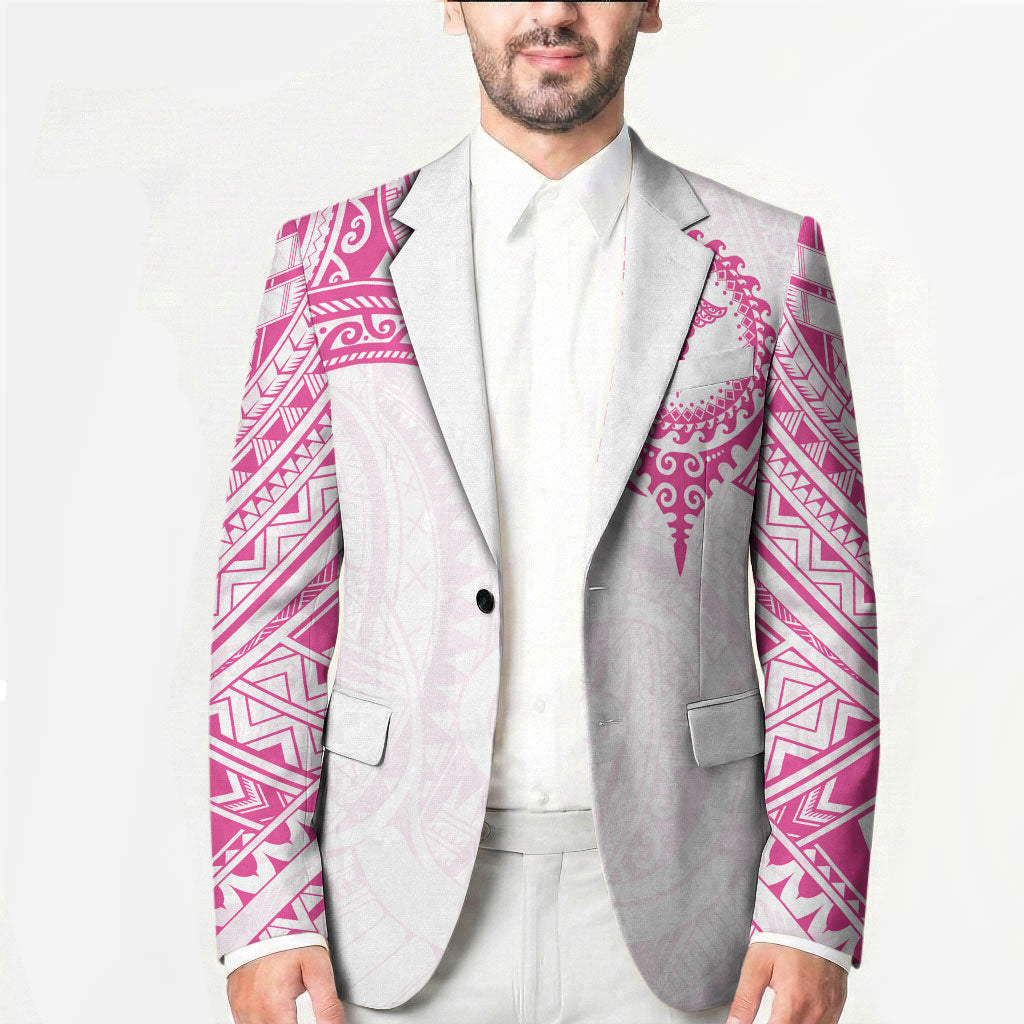 Personalised New Zealand Aotearoa Blazer Nurse Tribal Pink Version LT05 - Polynesian Pride