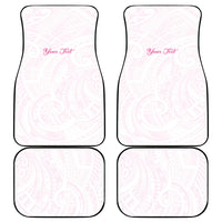 Personalised New Zealand Aotearoa Car Mats Nurse Tribal Pink Version LT05 - Polynesian Pride