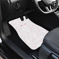 Personalised New Zealand Aotearoa Car Mats Nurse Tribal Pink Version LT05 - Polynesian Pride