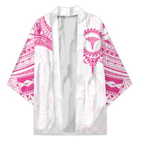 Personalised New Zealand Aotearoa Kimono Nurse Tribal Pink Version