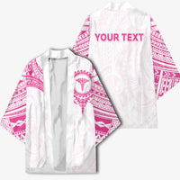 Personalised New Zealand Aotearoa Kimono Nurse Tribal Pink Version