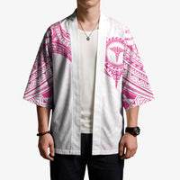 Personalised New Zealand Aotearoa Kimono Nurse Tribal Pink Version