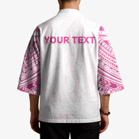 Personalised New Zealand Aotearoa Kimono Nurse Tribal Pink Version