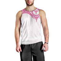 Personalised New Zealand Aotearoa Men Tank Top Nurse Tribal Pink Version LT05 - Polynesian Pride