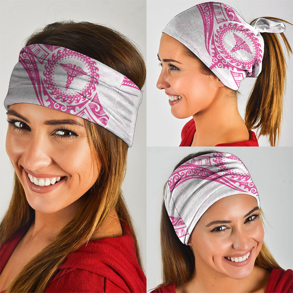 New Zealand Aotearoa Neck Gaiter Nurse Tribal Pink Version LT05 - Polynesian Pride
