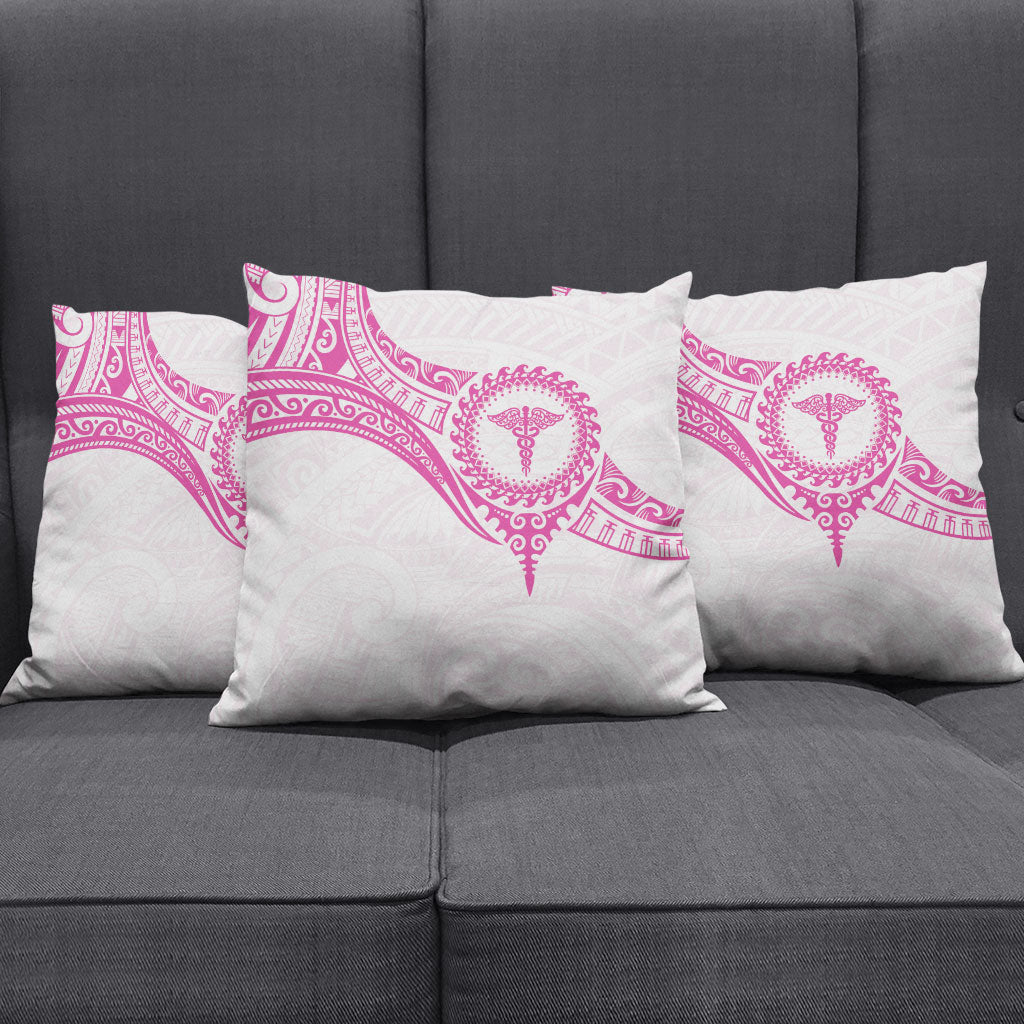 New Zealand Aotearoa Pillow Cover Nurse Tribal Pink Version LT05 - Polynesian Pride