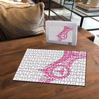 New Zealand Aotearoa Puzzle Nurse Tribal Pink Version LT05 - Polynesian Pride