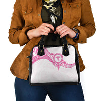 New Zealand Aotearoa Shoulder Handbag Nurse Tribal Pink Version LT05 - Polynesian Pride