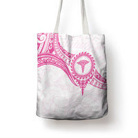 New Zealand Aotearoa Tote Bag Nurse Tribal Pink Version LT05 - Polynesian Pride