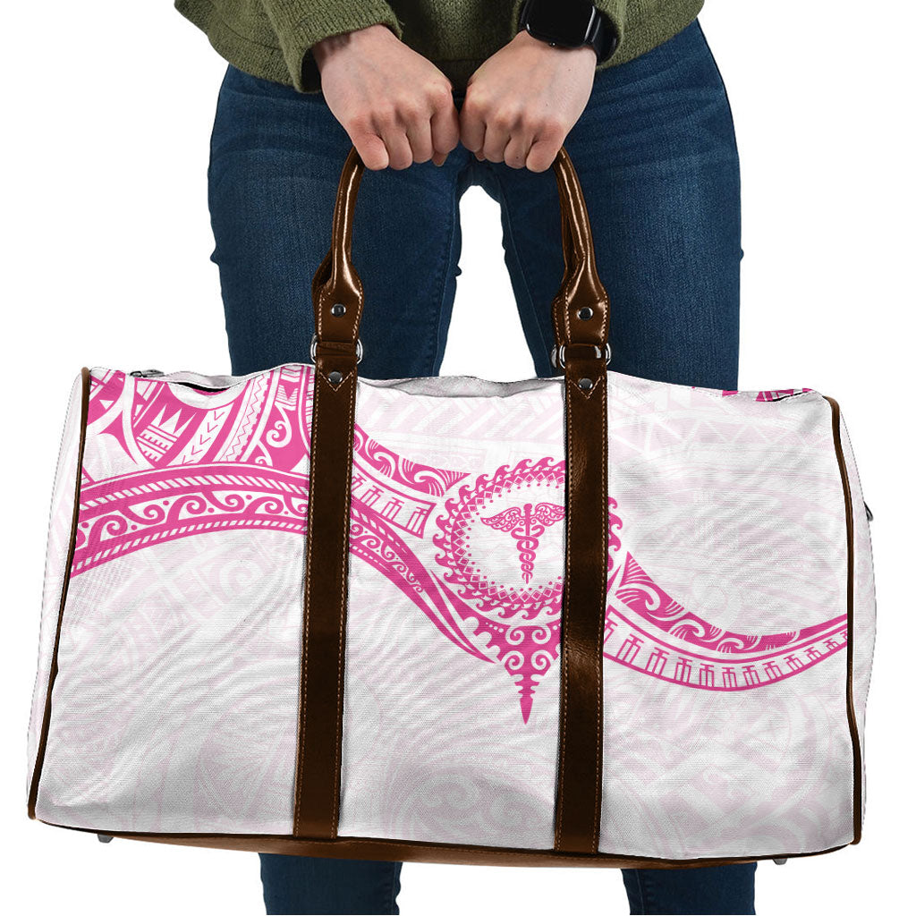 New Zealand Aotearoa Travel Bag Nurse Tribal Pink Version LT05 Pink - Polynesian Pride