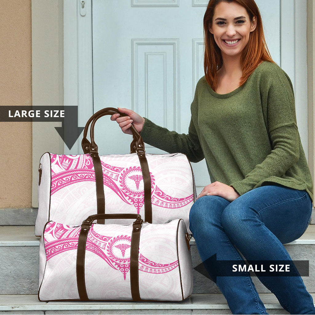 New Zealand Aotearoa Travel Bag Nurse Tribal Pink Version LT05 - Polynesian Pride