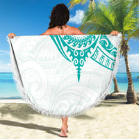 New Zealand Aotearoa Beach Blanket Nurse Tribal Teal Version LT05 - Polynesian Pride