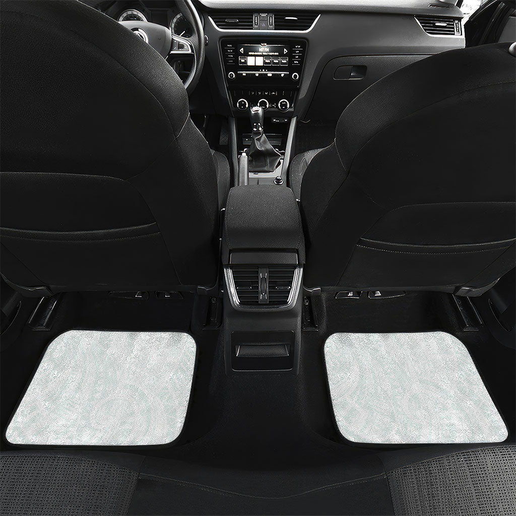 Personalised New Zealand Aotearoa Car Mats Nurse Tribal Teal Version LT05 Set 2pcs - Back Teal - Polynesian Pride