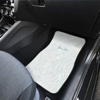Personalised New Zealand Aotearoa Car Mats Nurse Tribal Teal Version LT05 - Polynesian Pride