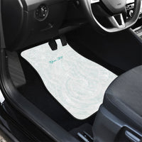 Personalised New Zealand Aotearoa Car Mats Nurse Tribal Teal Version LT05 - Polynesian Pride