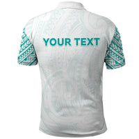 Personalised New Zealand Aotearoa Polo Shirt Nurse Tribal Teal Version LT05 - Polynesian Pride