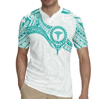 Personalised New Zealand Aotearoa Rugby Jersey Nurse Tribal Teal Version LT05 - Polynesian Pride