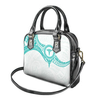 New Zealand Aotearoa Shoulder Handbag Nurse Tribal Teal Version LT05 - Polynesian Pride