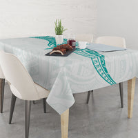 New Zealand Aotearoa Tablecloth Nurse Tribal Teal Version LT05 - Polynesian Pride