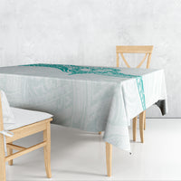 New Zealand Aotearoa Tablecloth Nurse Tribal Teal Version LT05 - Polynesian Pride