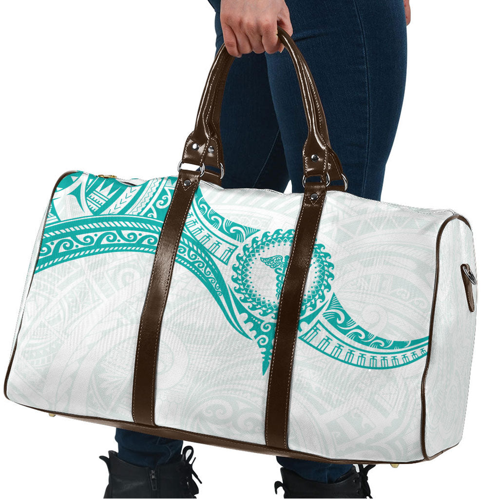 New Zealand Aotearoa Travel Bag Nurse Tribal Teal Version LT05 - Polynesian Pride
