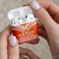 Tonga Tailulu College AirPods Case Tongan Kupesi Pattern