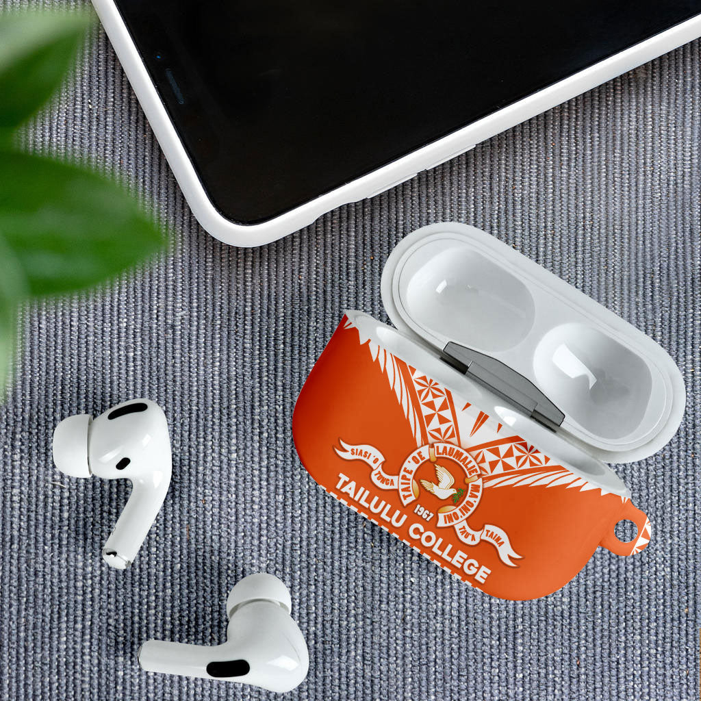 Tonga Tailulu College AirPods Case Tongan Kupesi Pattern