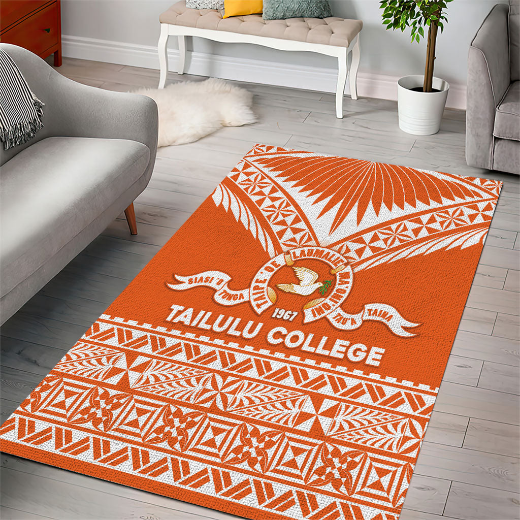 Tonga Tailulu College Area Rug Tongan Kupesi Pattern LT05 - Polynesian Pride