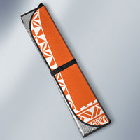Tonga Tailulu College Auto Sun Shade Tongan Kupesi Pattern LT05 - Polynesian Pride
