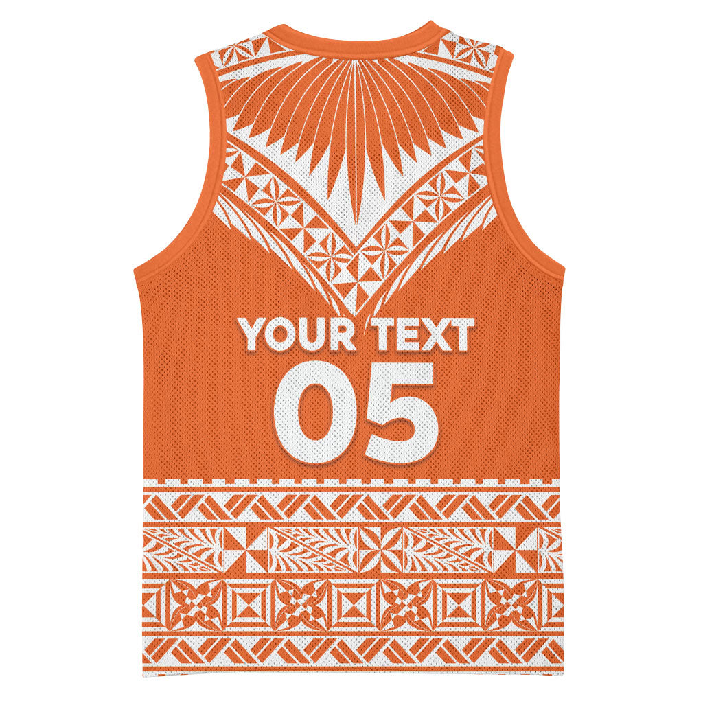 Personalised Tonga Tailulu College Basketball Jersey Tongan Kupesi Pattern LT05 - Polynesian Pride