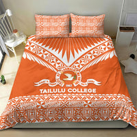 Tonga Tailulu College Bedding Set Tongan Kupesi Pattern LT05 - Polynesian Pride